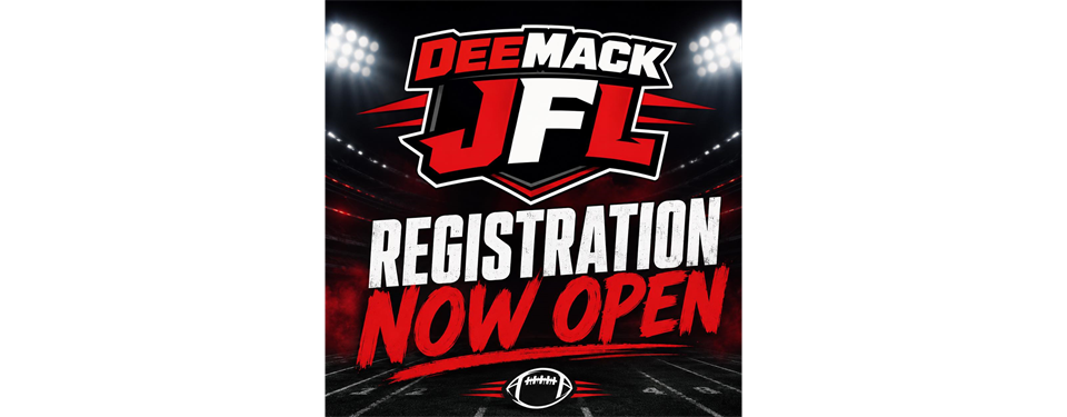 2026 DeeMack JFL Registration is now open!